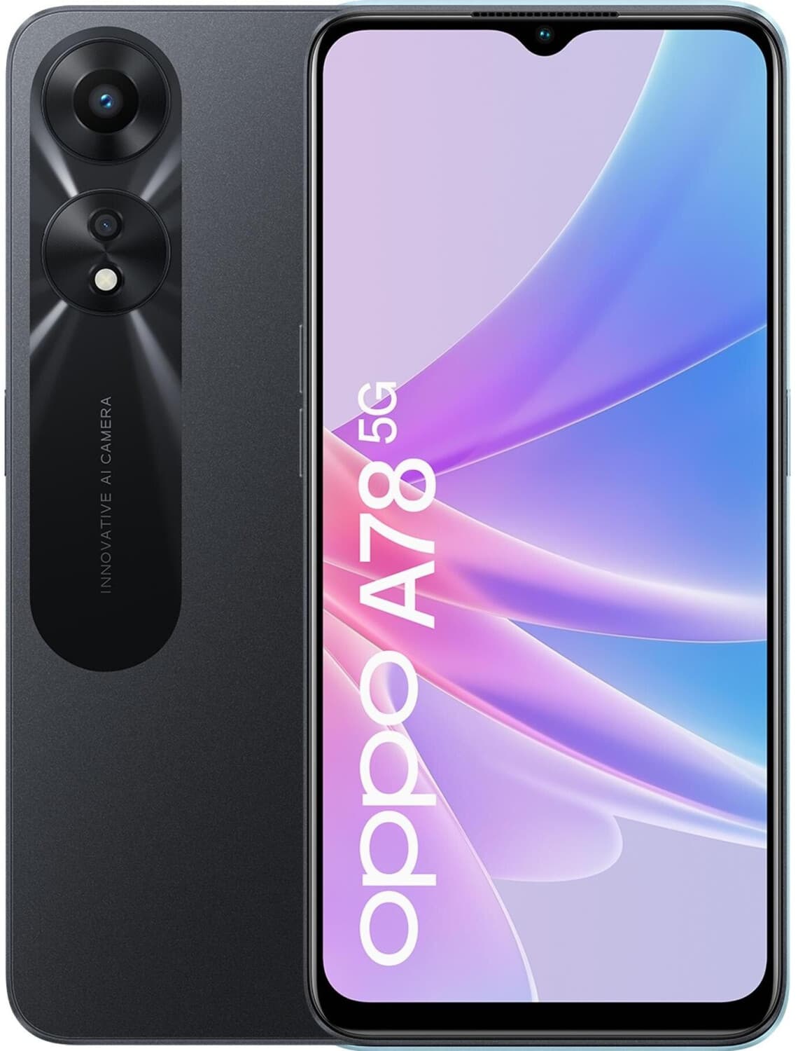 OPPO A78 5G – 128 Go – 8 Go RAM – Glowing Blue – Écran 90 Hz – Caméra 50 MP – Batterie 5000 mAh – 33W SUPERVOOC
